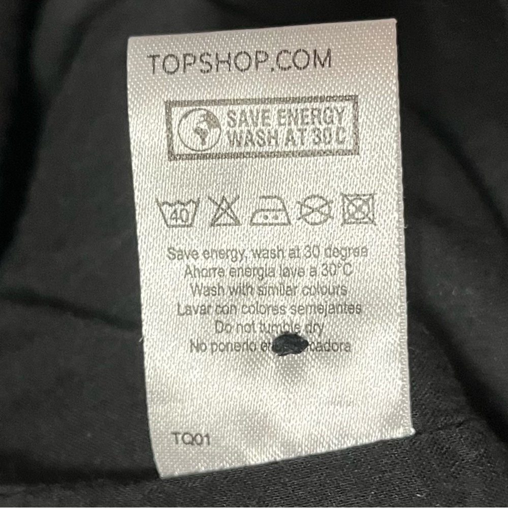 Topshop Women’s Southwest Aztec Textured Dress Size 6 Pockets Cris Cross Back - Picture 14 of 14